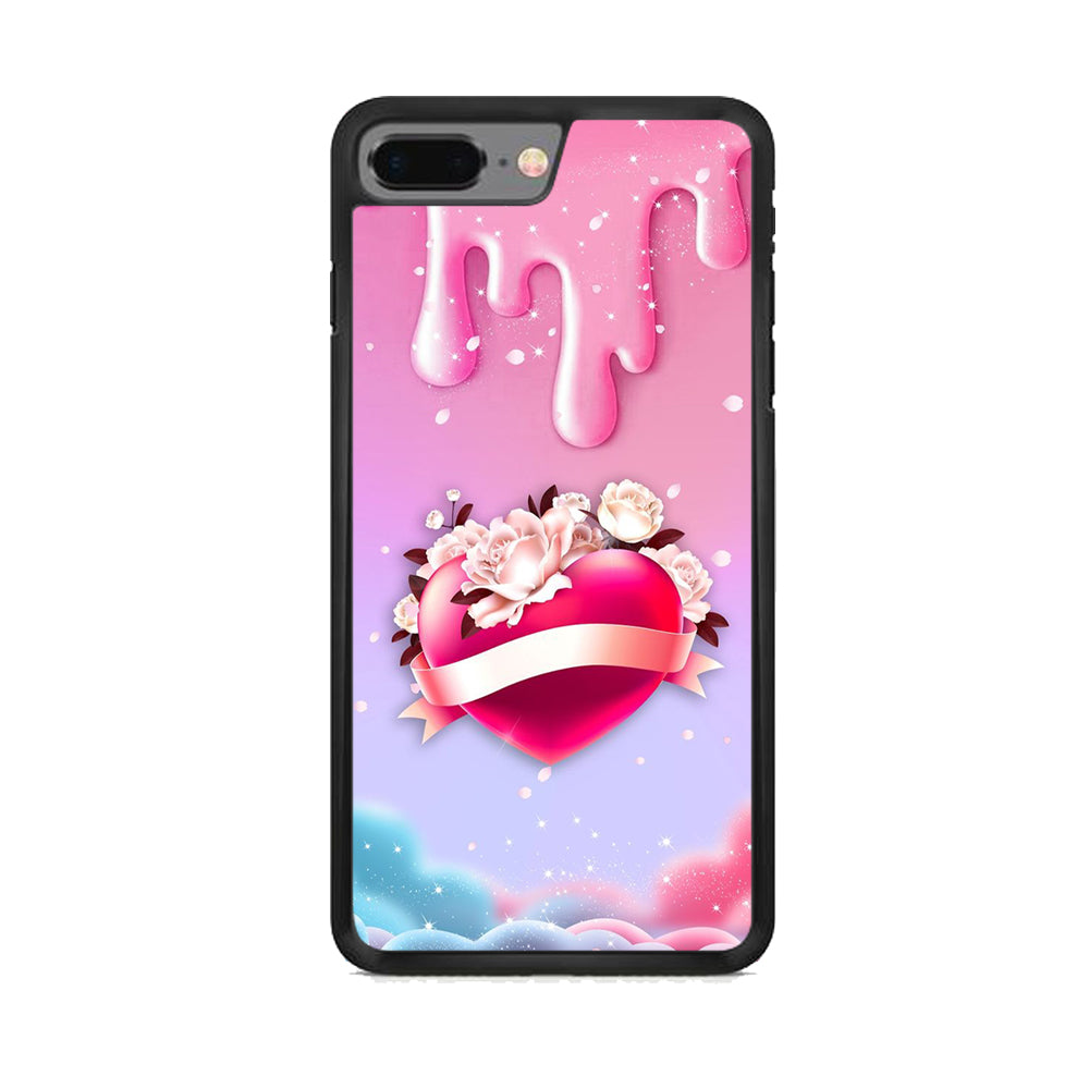 Girly Cute Love Roses  iPhone 7 Plus Case - Octracase