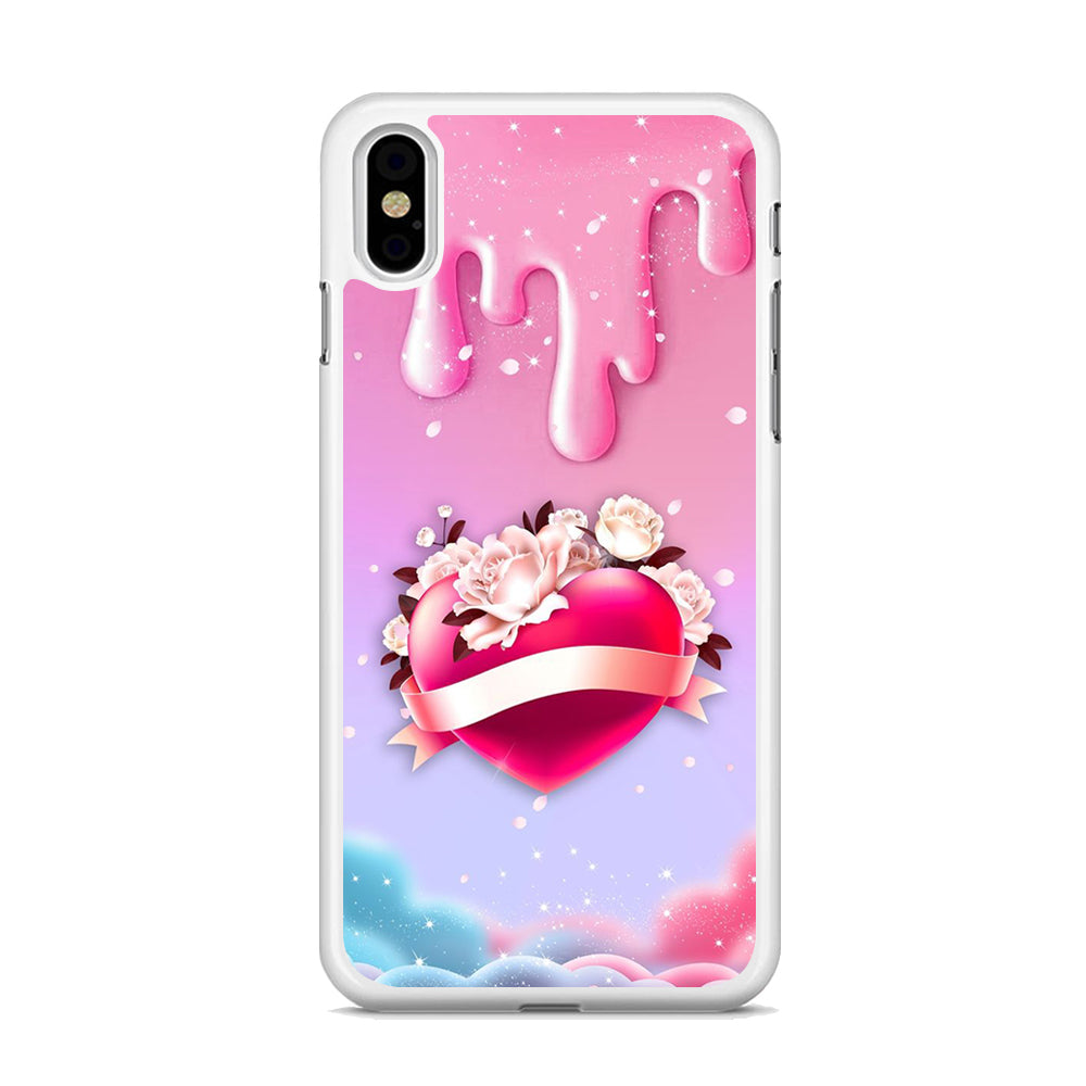 Girly Cute Love Roses iPhone Xs Case - Octracase