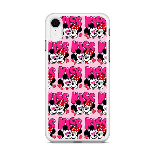 Girly Kiss Mickey Mouse Couple iPhone XR Case - Octracase