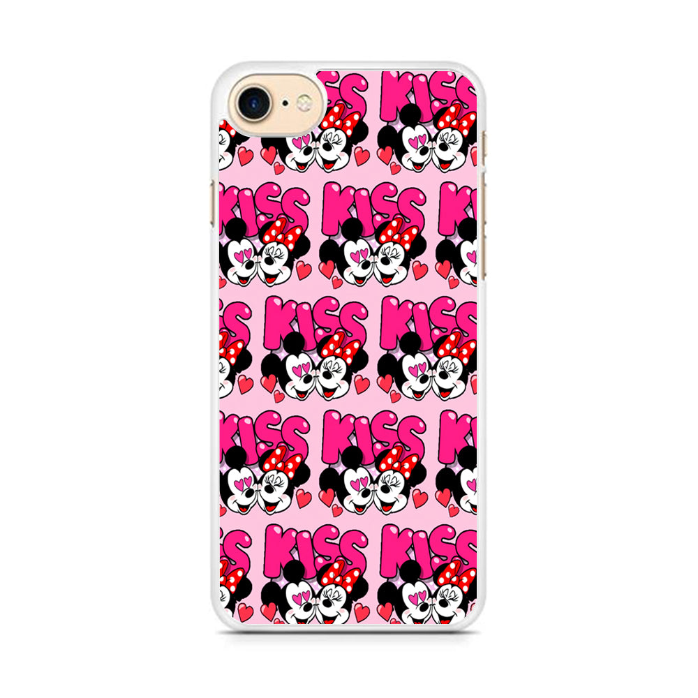 Girly Kiss Mickey Mouse Couple  iPhone 7 Case - Octracase