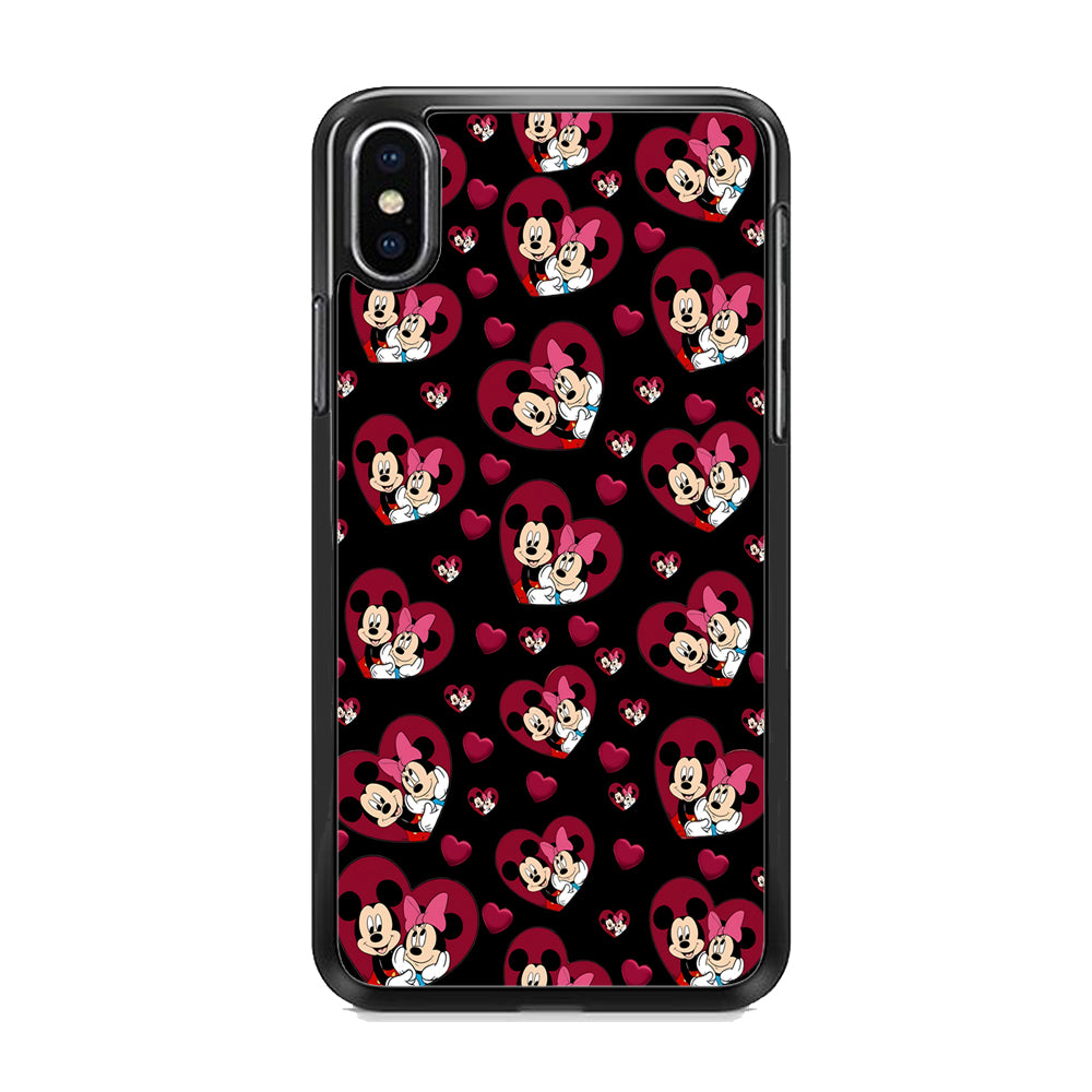 Girly Mickey Mouse Couple iPhone Xs Max Case - Octracase