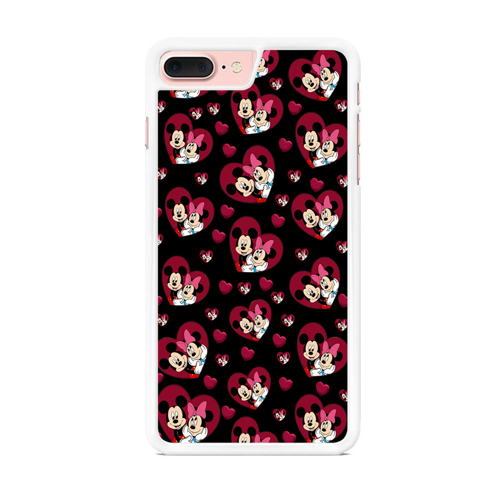 Girly Mickey Mouse Couple  iPhone 8 Plus Case - Octracase