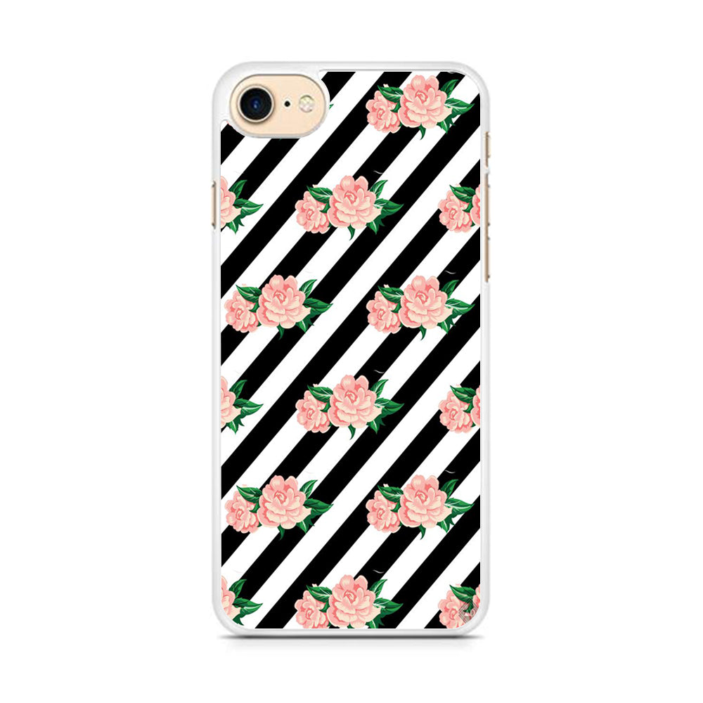 Girly Pink Rose Polka iPhone 8 Case - Octracase