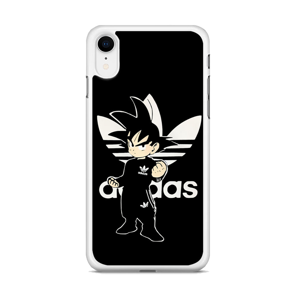 Goku Adidas Black Clothes iPhone XR Case - Octracase