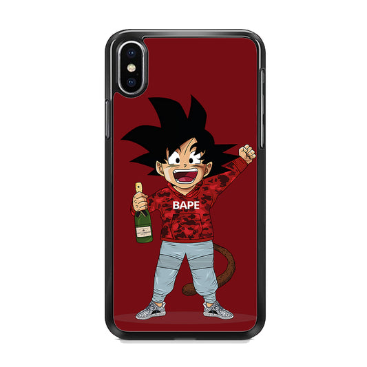 Goku Bape Army Jacket iPhone X Case - Octracase