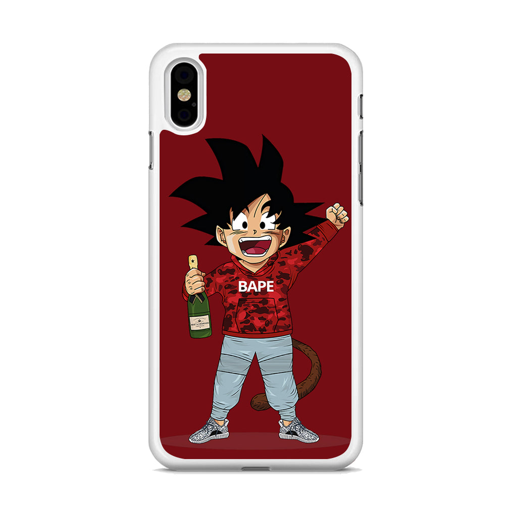 Goku Bape Army Jacket iPhone X Case - Octracase