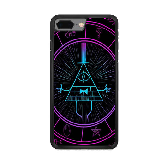 Gravity Falls Bill Cipher Black iPhone 8 Plus Case - Octracase