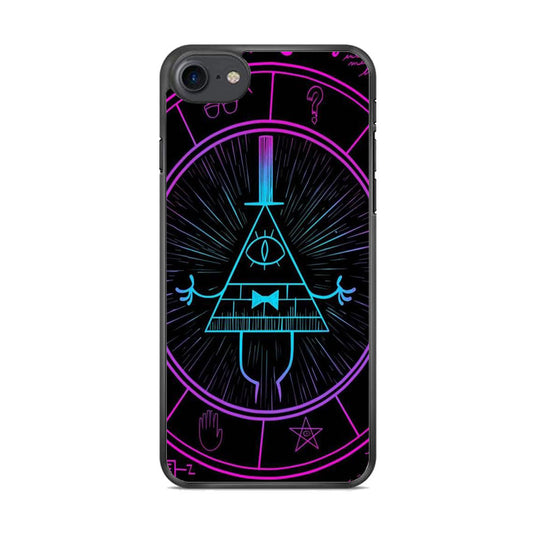 Gravity Falls Bill Cipher Black iPhone 7 Case - Octracase