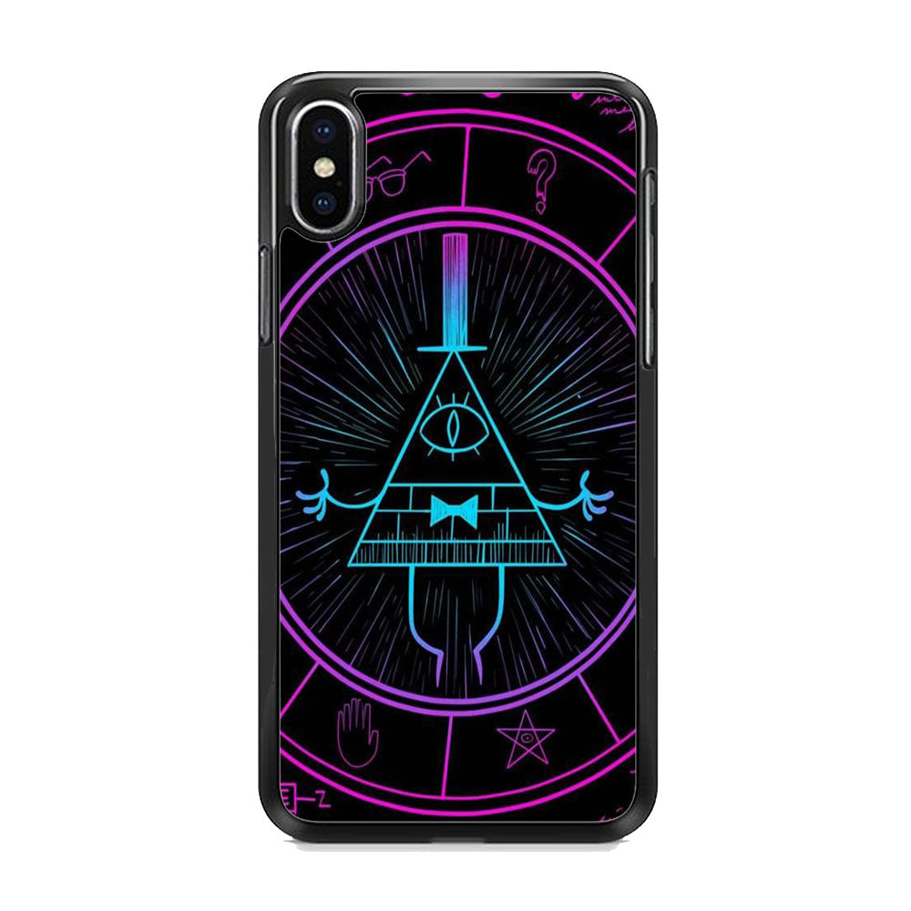 Gravity Falls Bill Cipher Black iPhone X Case - Octracase