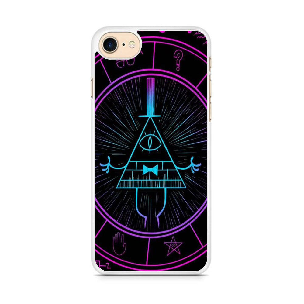 Gravity Falls Bill Cipher Black iPhone 8 Case - Octracase