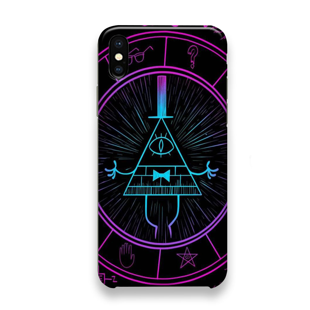 Gravity Falls Bill Cipher Black iPhone Xs Case - Octracase