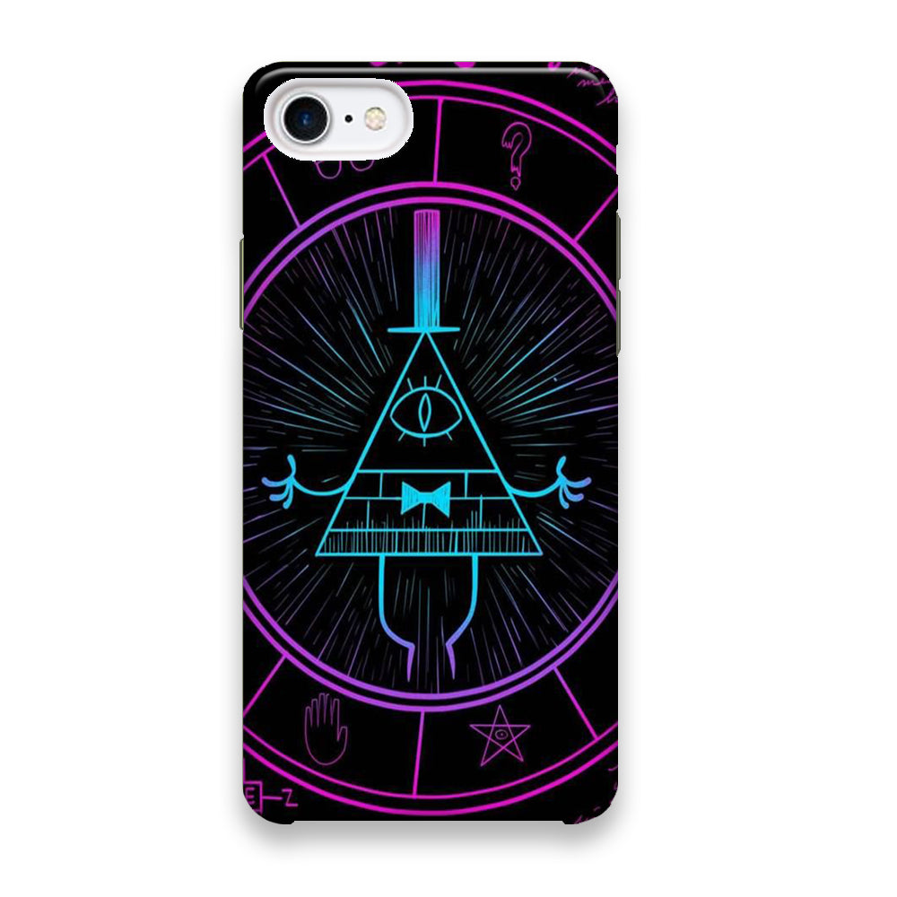 Gravity Falls Bill Cipher Black iPhone 7 Case - Octracase