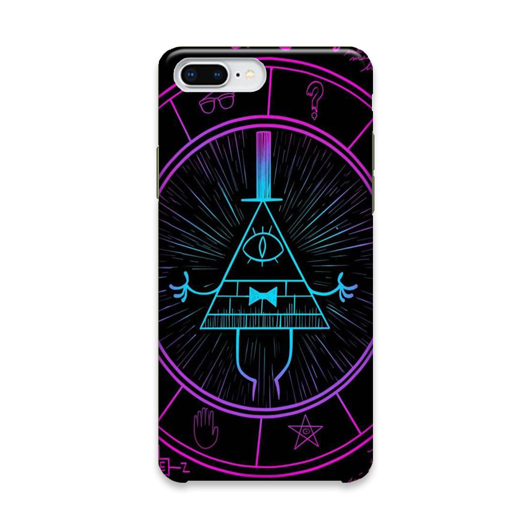 Gravity Falls Bill Cipher Black iPhone 8 Plus Case - Octracase