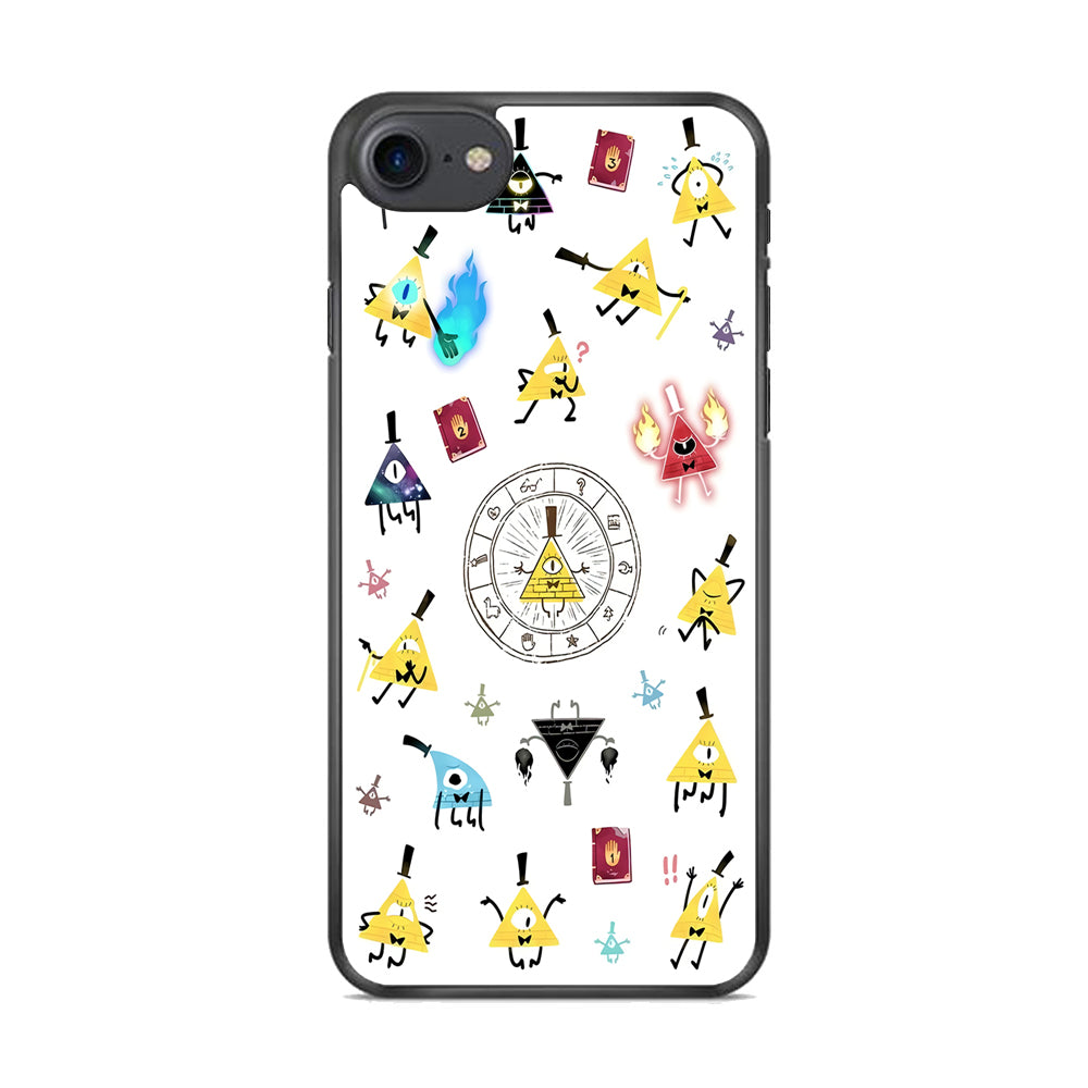 Gravity Falls Bill Cipher Doodle iPhone 8 Case - Octracase