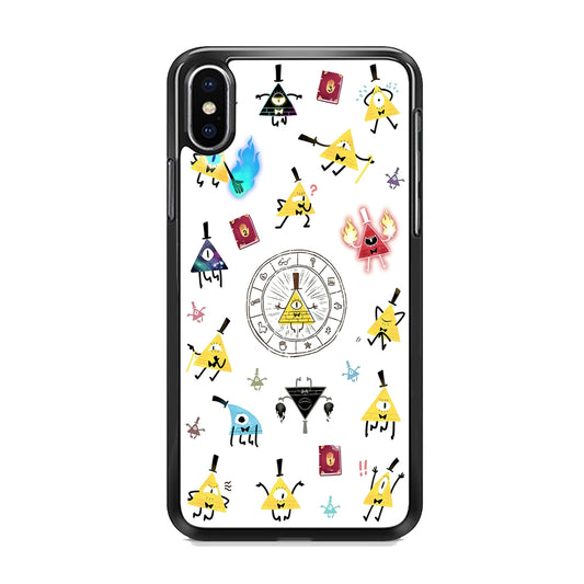 Gravity Falls Bill Cipher Doodle iPhone X Case - Octracase