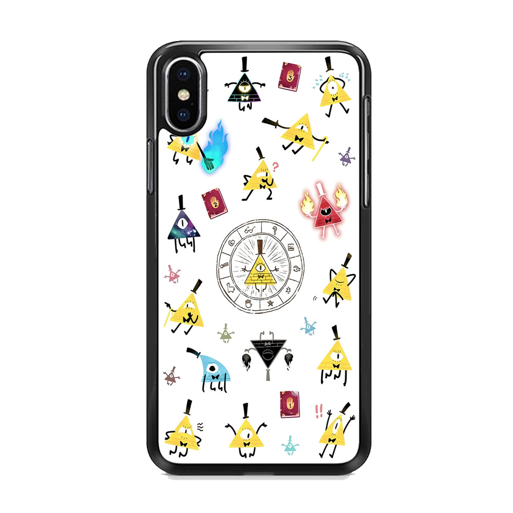 Gravity Falls Bill Cipher Doodle iPhone Xs Case - Octracase