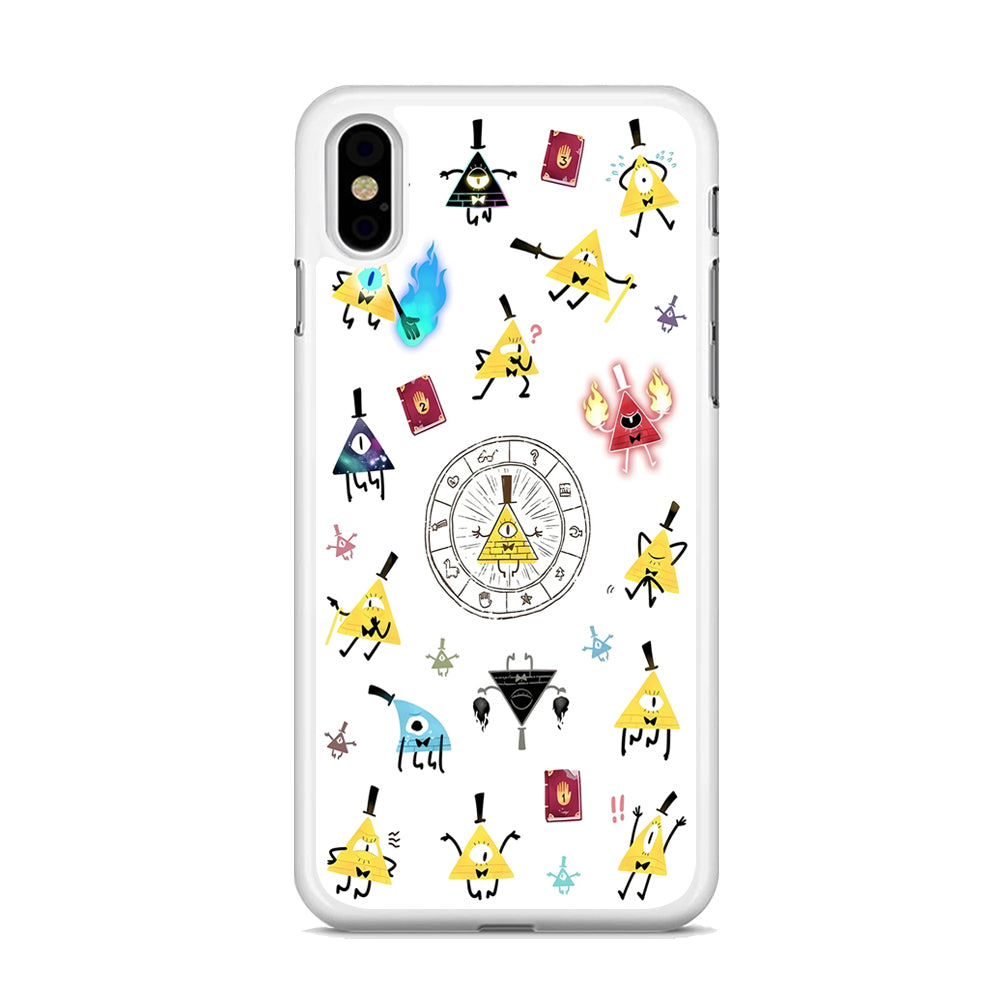 Gravity Falls Bill Cipher Doodle iPhone X Case - Octracase