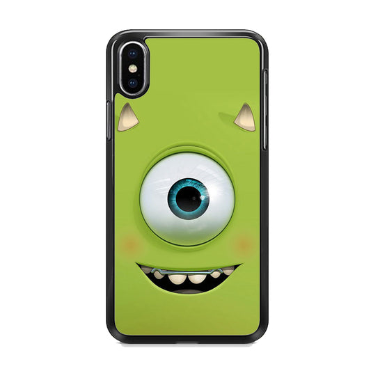 Green Face Monster iPhone X Case - Octracase