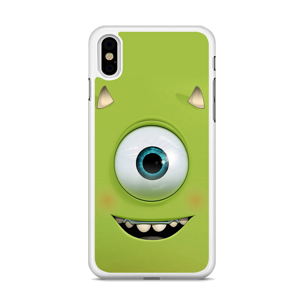 Green Face Monster iPhone X Case - Octracase