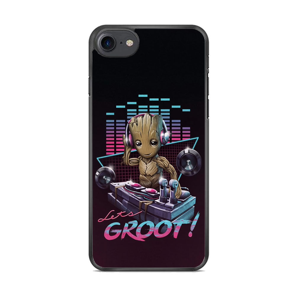 Groot Disk Jockey Mode iPhone 8 Case