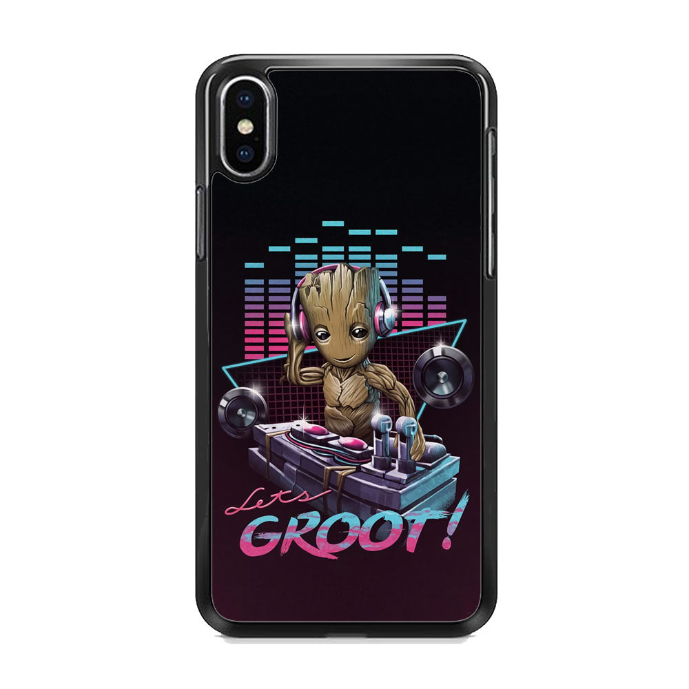 Groot Disk Jockey Mode iPhone Xs Case