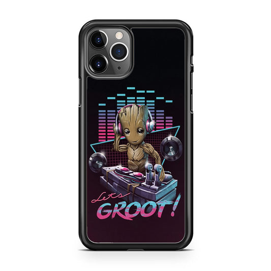 Groot Disk Jockey Mode iPhone 11 Pro Case