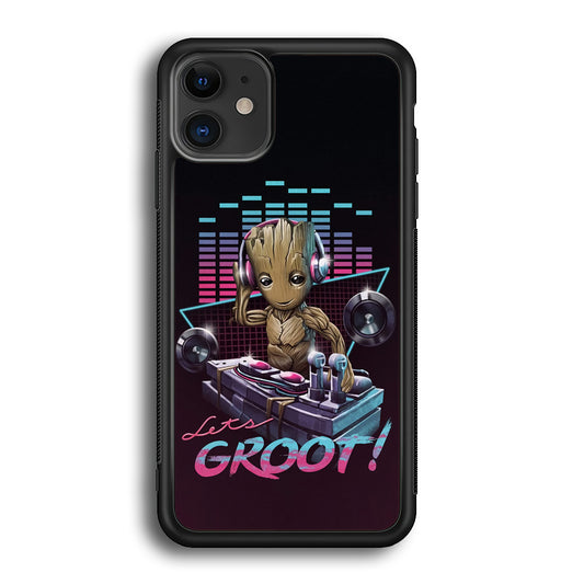 Groot Disk Jockey Mode iPhone 12 Case