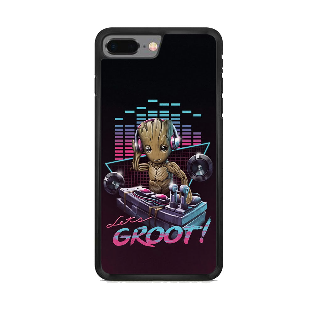 Groot Disk Jockey Mode iPhone 8 Plus Case