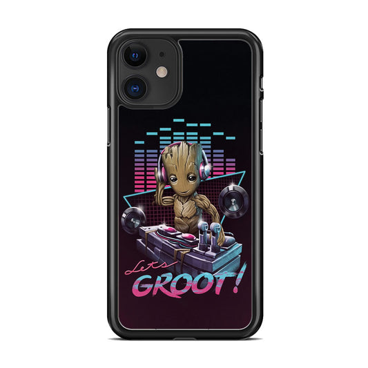 Groot Disk Jockey Mode iPhone 11 Case