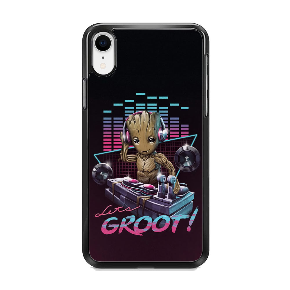 Groot Disk Jockey Mode iPhone XR Case