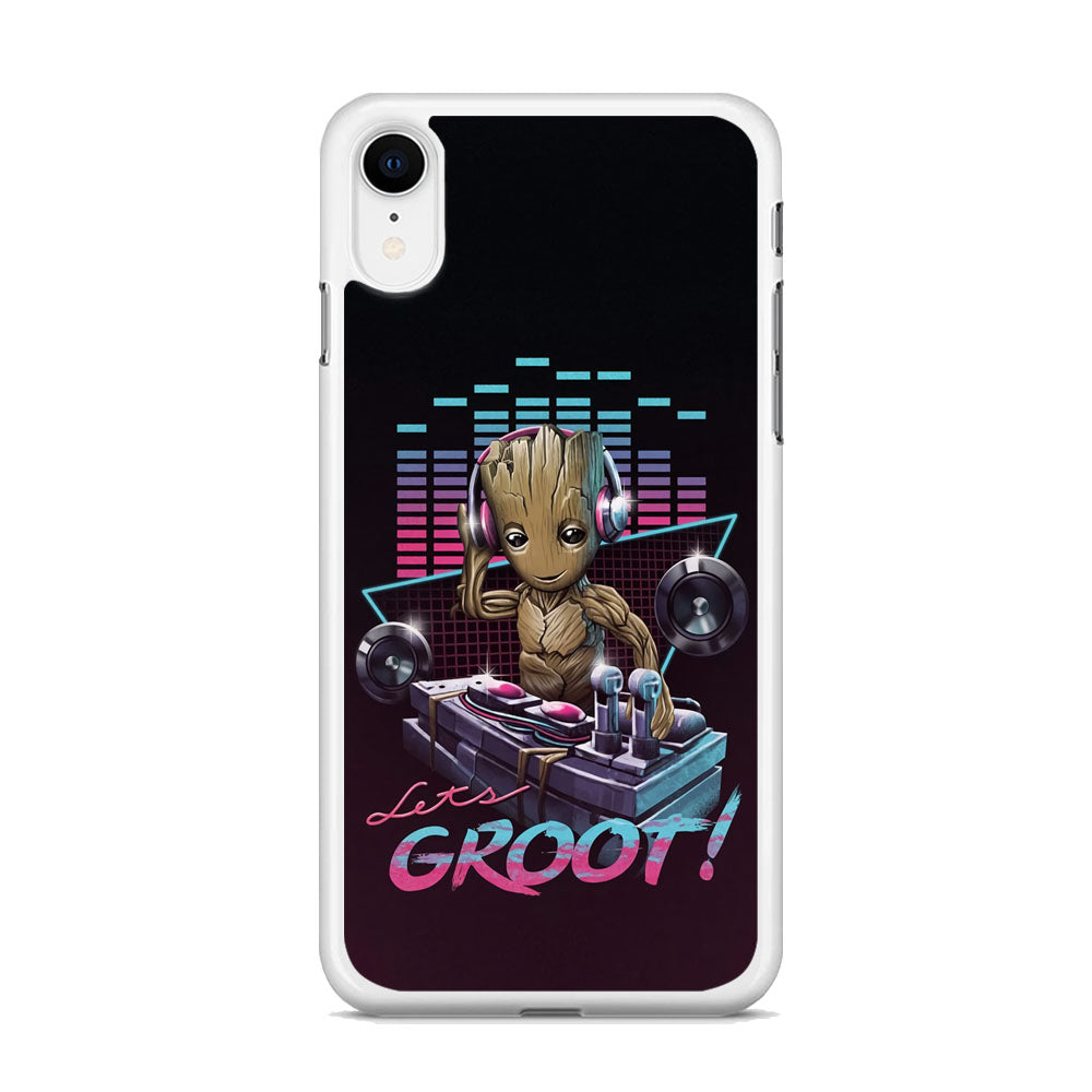 Groot Disk Jockey Mode iPhone XR Case