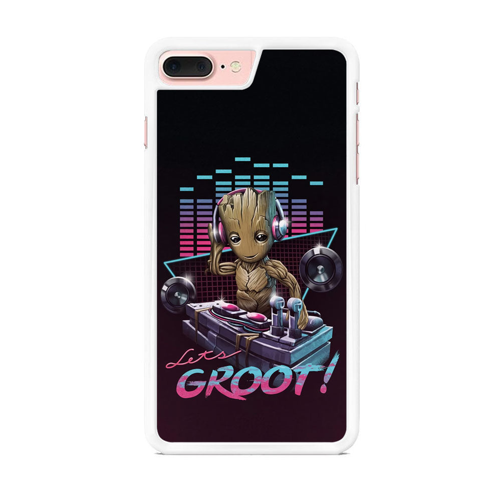 Groot Disk Jockey Mode iPhone 8 Plus Case