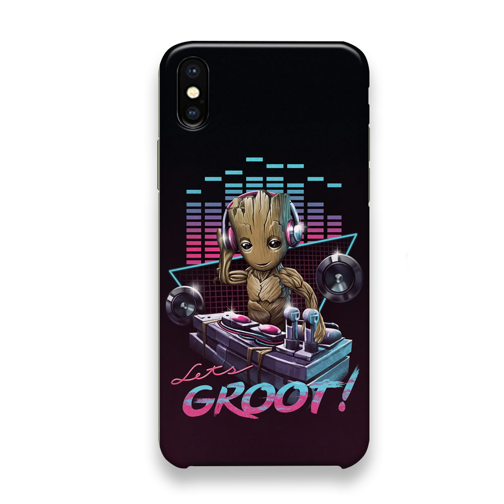 Groot Disk Jockey Mode iPhone Xs Max Case