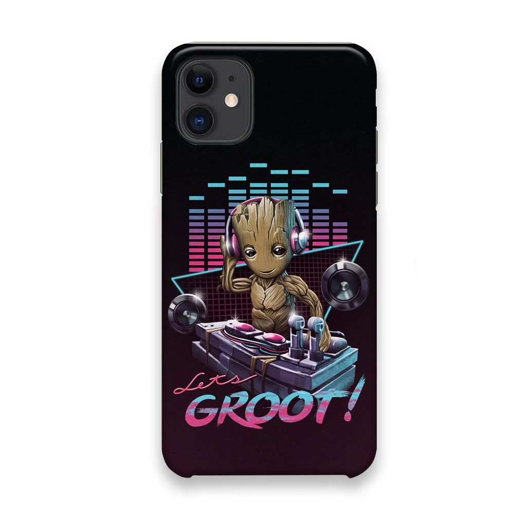 Groot Disk Jockey Mode iPhone 11 Case