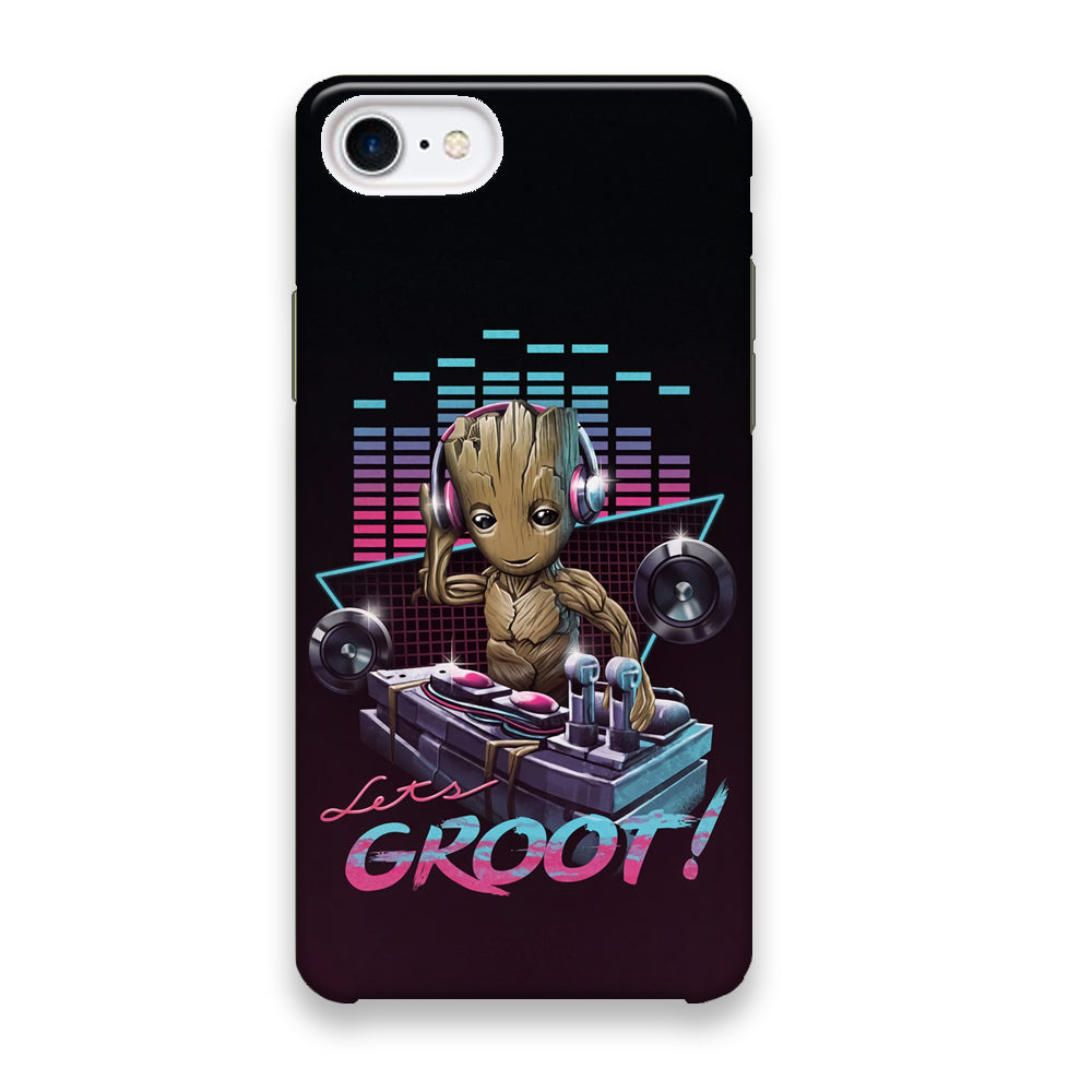 Groot Disk Jockey Mode iPhone 8 Case