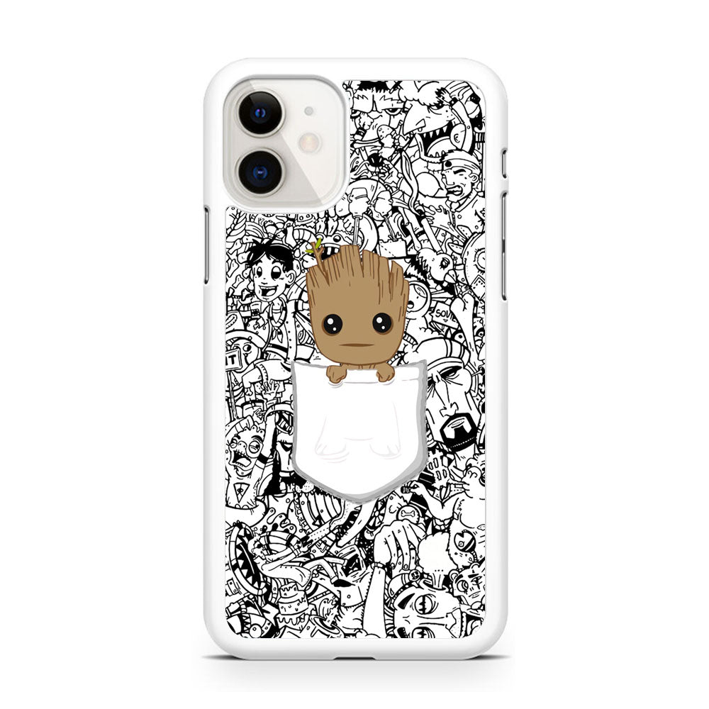 Grooth Pocket Doodle Patern iPhone 11 Case - Octracase