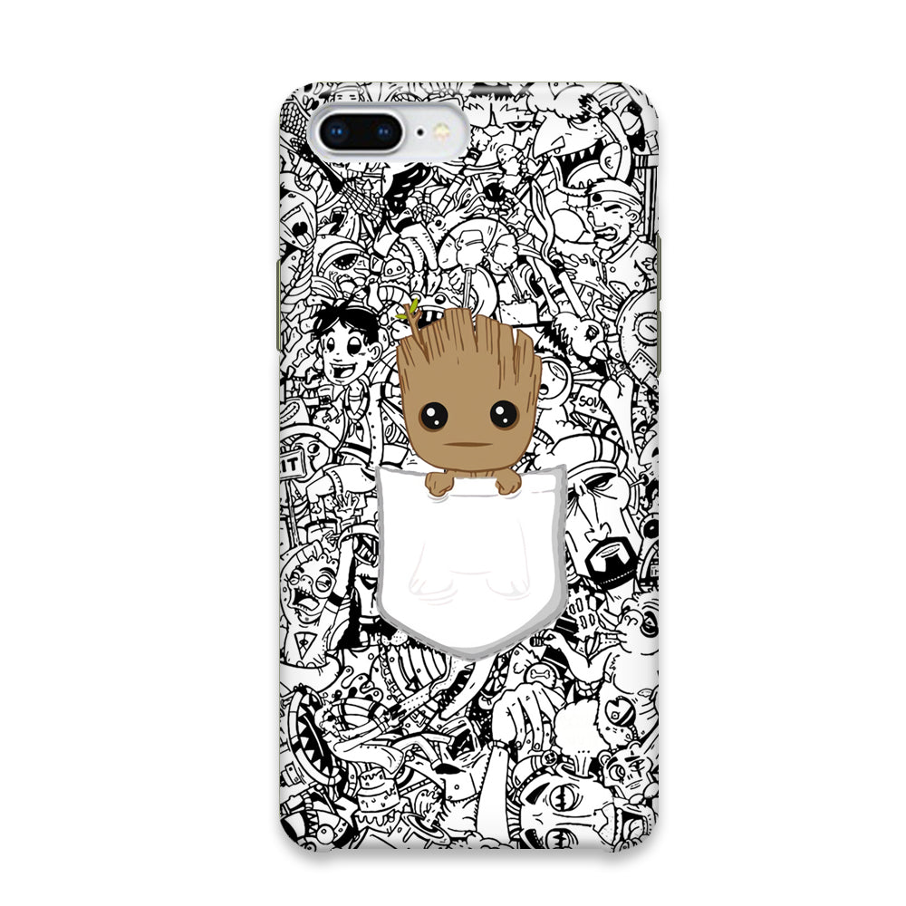 Grooth Pocket Doodle Patern iPhone 7 Plus Case - Octracase