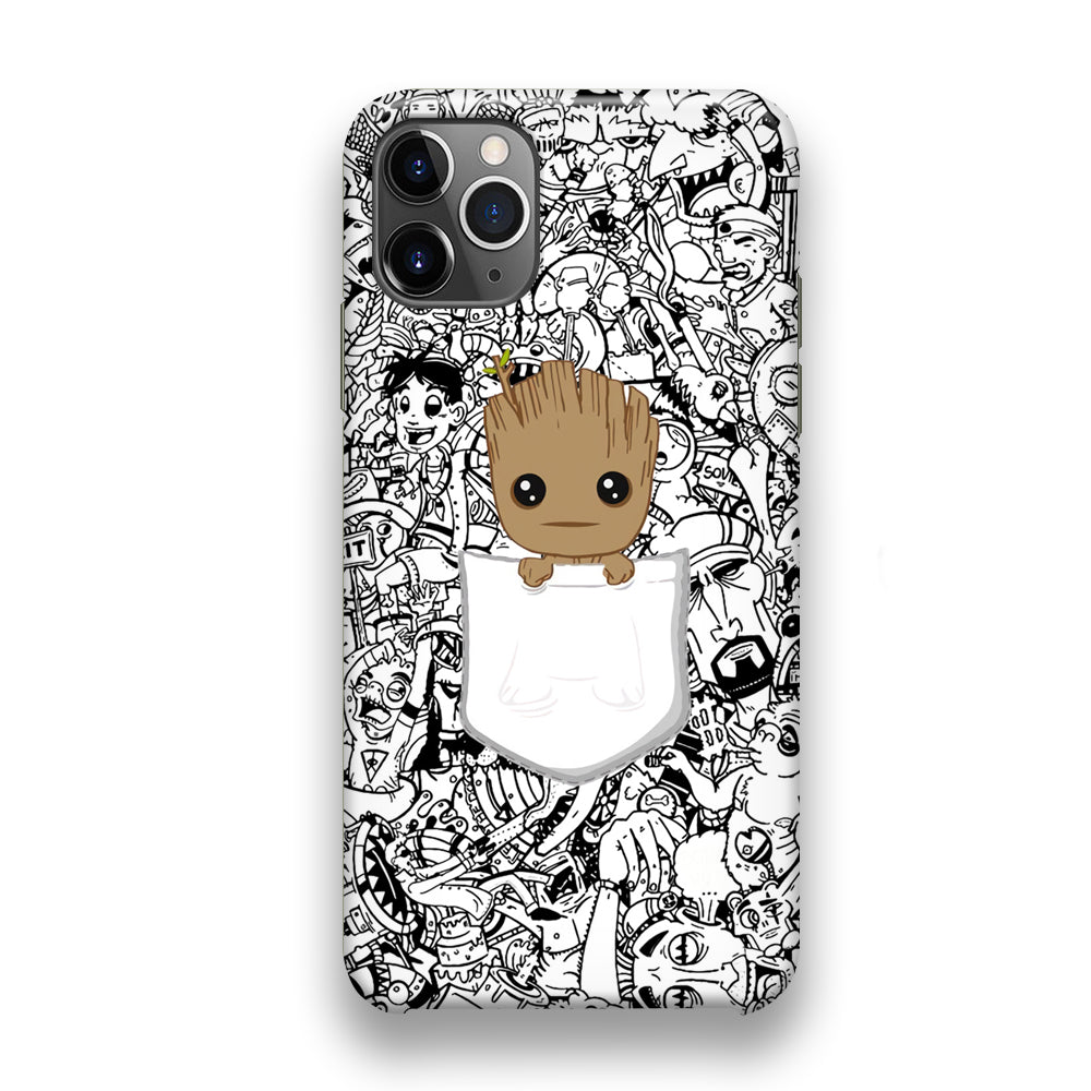 Grooth Pocket Doodle Patern iPhone 11 Pro Case - Octracase