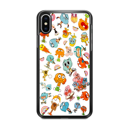 Gumball Doodle iPhone Xs Case - Octracase