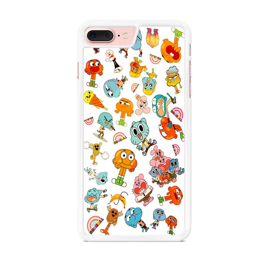 Gumball Doodle iPhone 8 Plus Case - Octracase