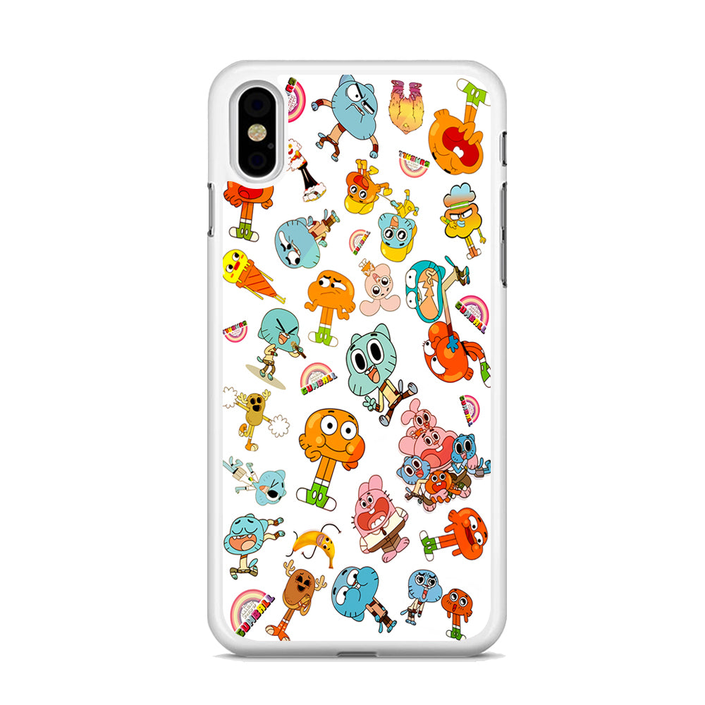 Gumball Doodle iPhone Xs Case - Octracase