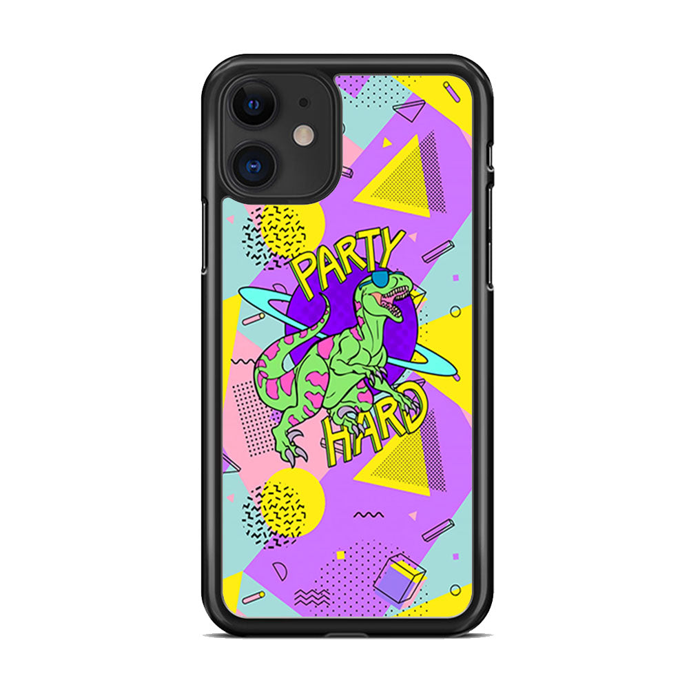 Hard Party with Dinosaur iPhone 11 Case