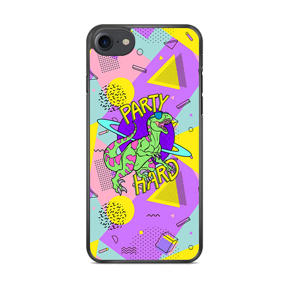 Hard Party with Dinosaur iPhone 8 Case