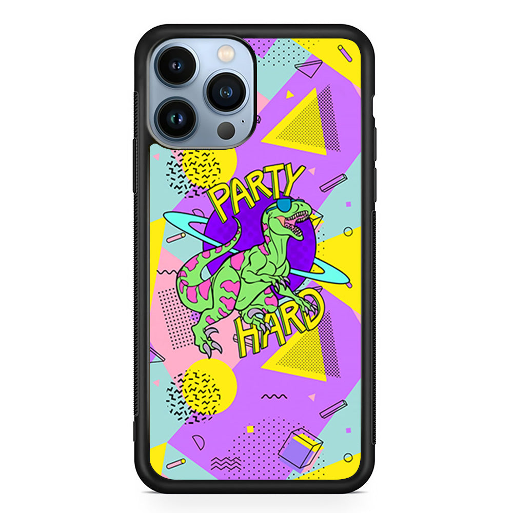 Hard Party with Dinosaur iPhone 13 Pro Max Case