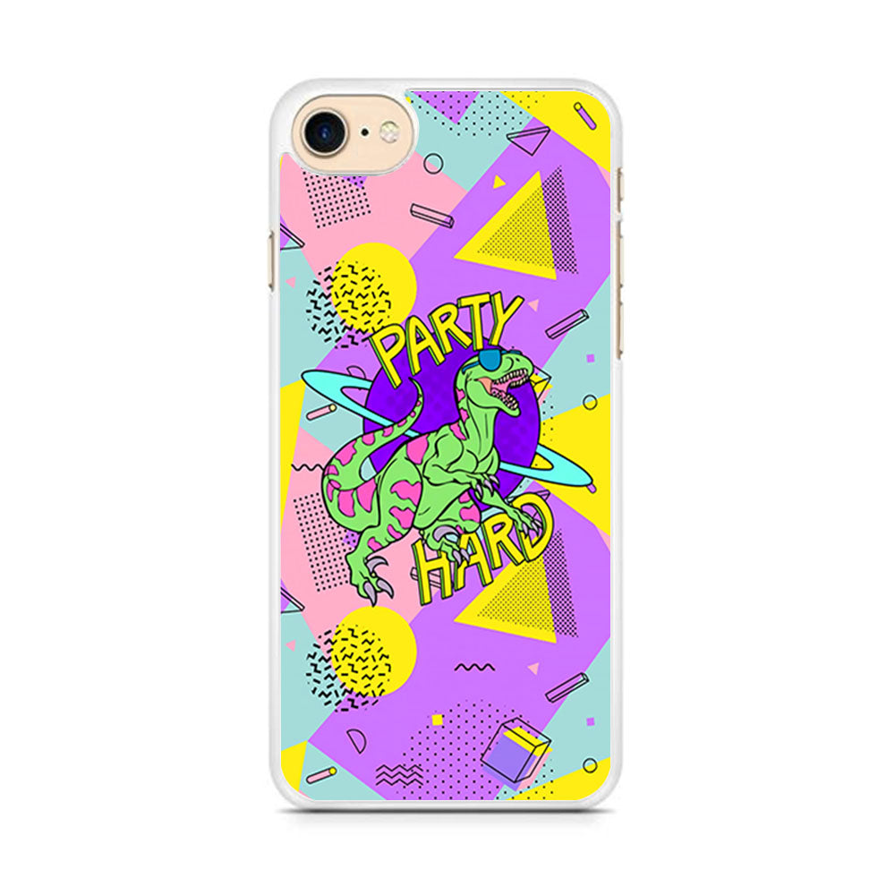 Hard Party with Dinosaur iPhone 8 Case