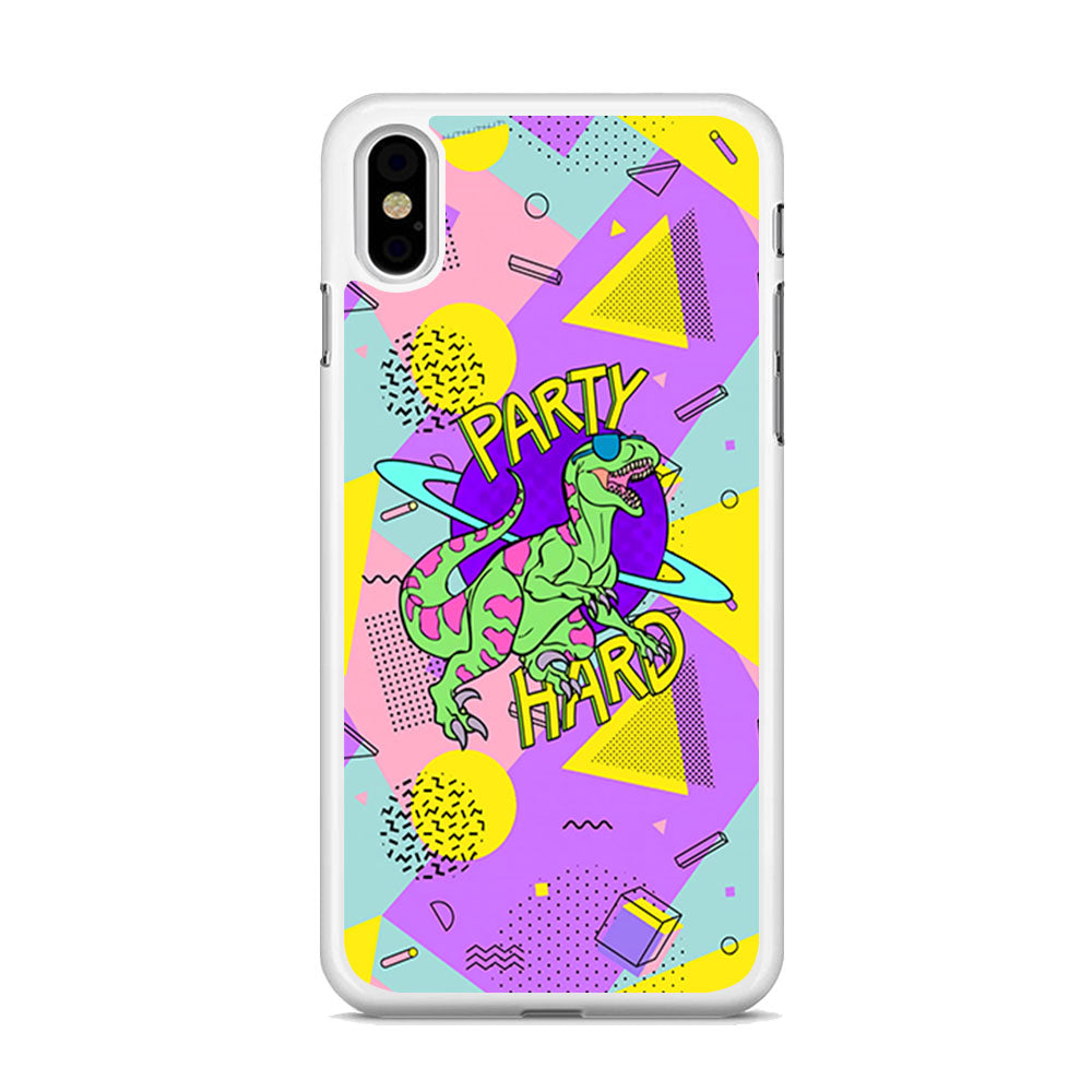 Hard Party with Dinosaur iPhone Xs Max Case