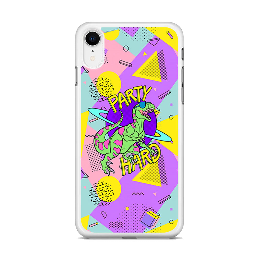 Hard Party with Dinosaur iPhone XR Case