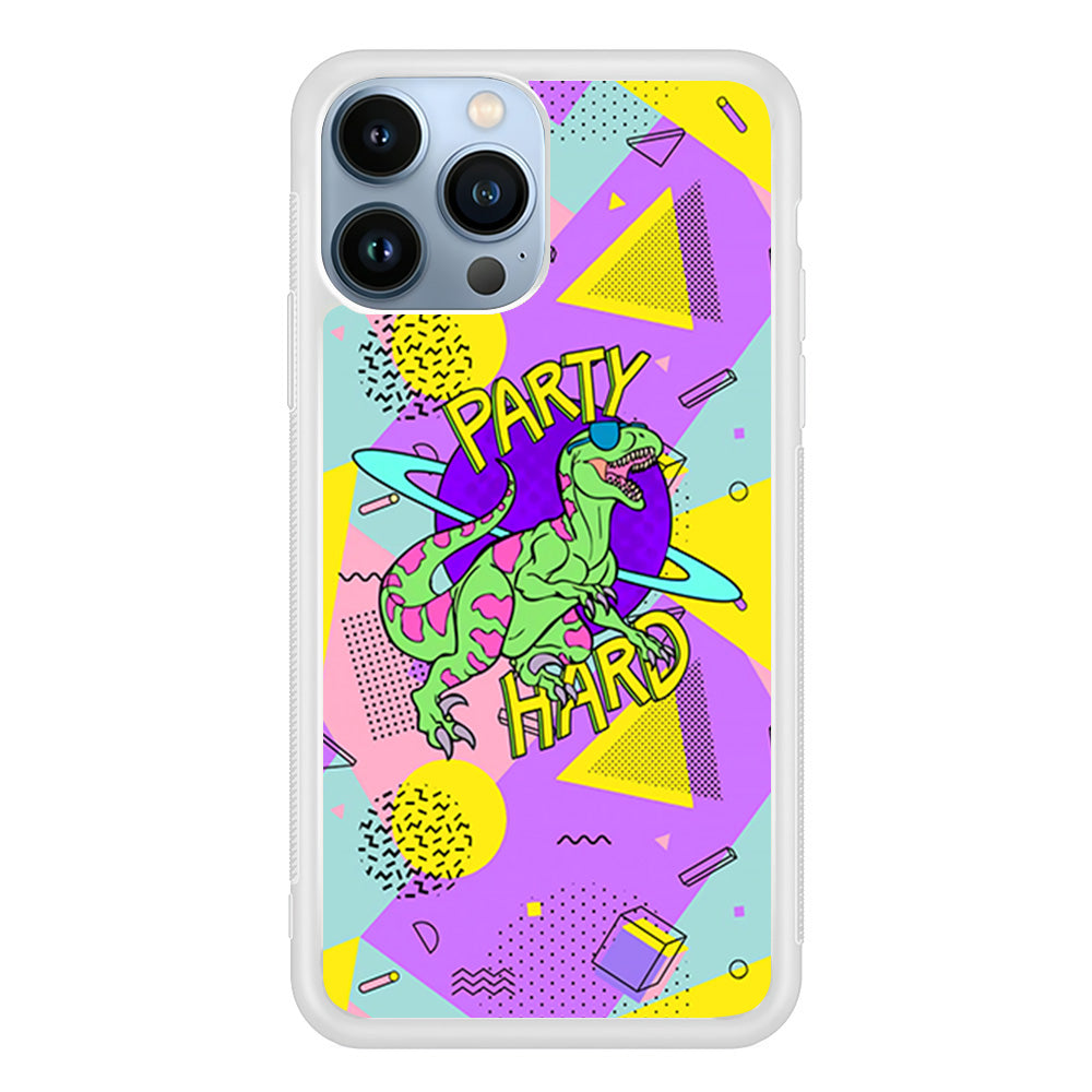 Hard Party with Dinosaur iPhone 13 Pro Max Case