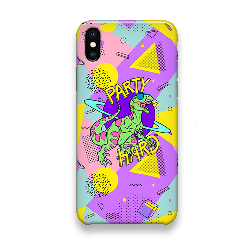 Hard Party with Dinosaur iPhone Xs Max Case