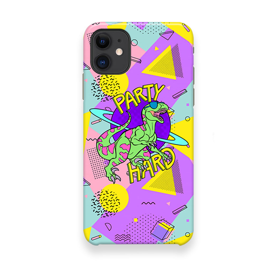 Hard Party with Dinosaur iPhone 12 Case